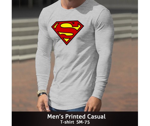 Mens Printed Casual T-shirt SM-75
